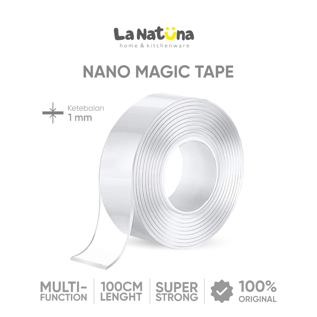 

Nano Double Tape Bening Tahan Air 30mm x 1M Acrylic Washable