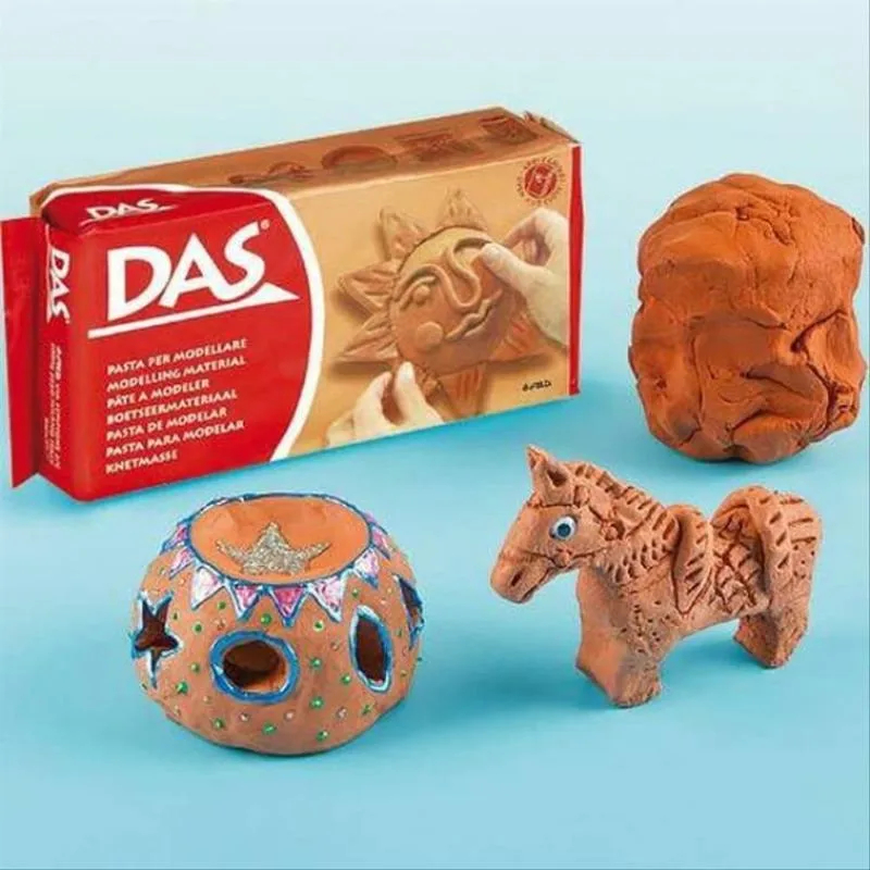 

DAS CLAY TERRACOTA 1000G 1KG | TANAH LIAT AIR HARDENING MODELLING CLAY