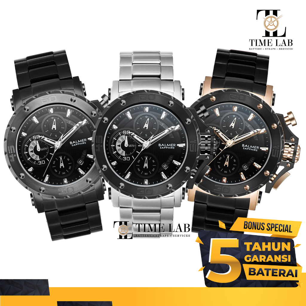 JAM TANGAN PRIA BALMER  B-7975MC / B 7975 100% ORIGINAL, TIMELAB