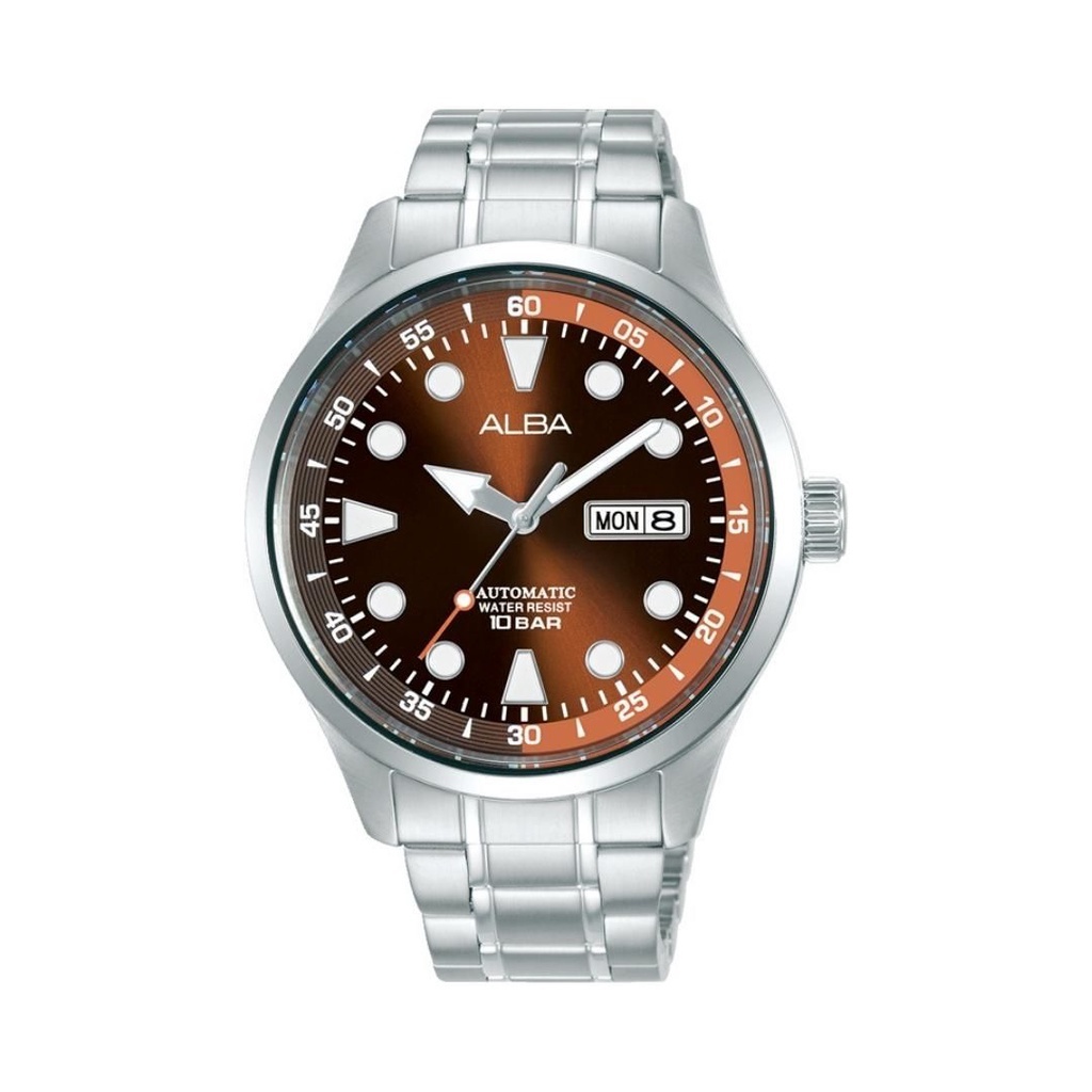 ALBA Automatic Collection Jam Tangan Pria AL4255 AL4257 AL4259 Water Resist Stainless Steel Watch
