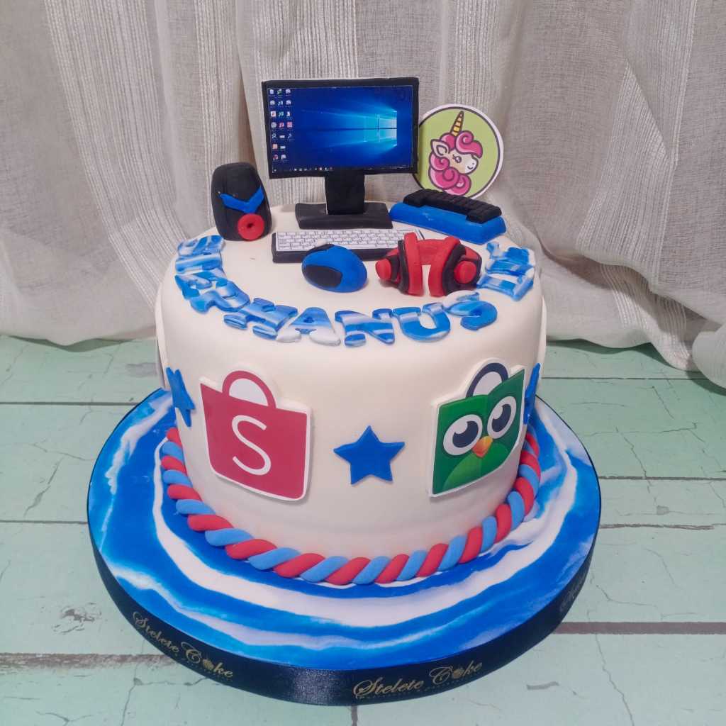 

Kue Ulang Tahun/Birthday Cake/Kue Ultah Costum/Kue Ultah Tema Ecommerce