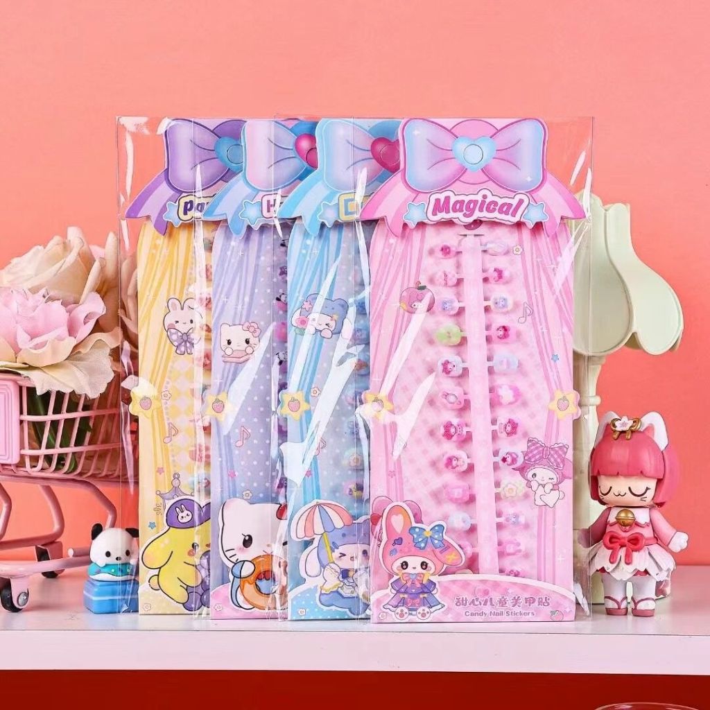 STIKER KUKU PALSU MAR 24-151 ANAK KARAKTER NAIL AIRT MOTIF PRINCESS KUKU PALSU FAKE NAIL ART