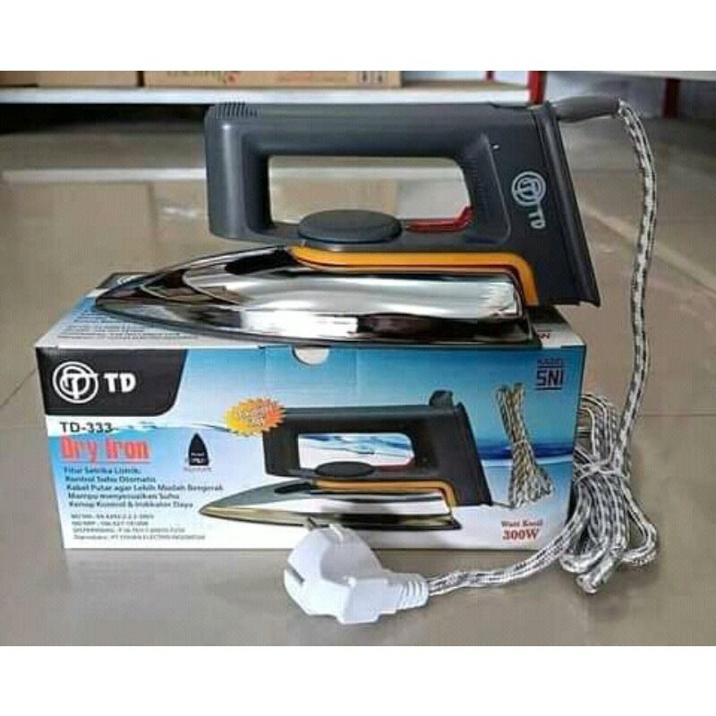 Setrika Listrik TD Setrika Gosokan Dry Iron