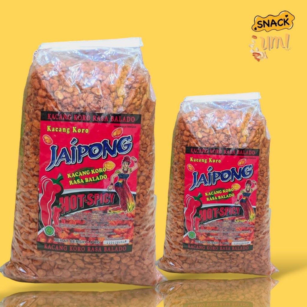 

KACANG KORO BALADO / KACANG KORO PEDAS 250gram sd 4KG