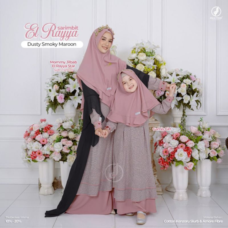 El rayya gamis girl set jilbab by alwa hijab
