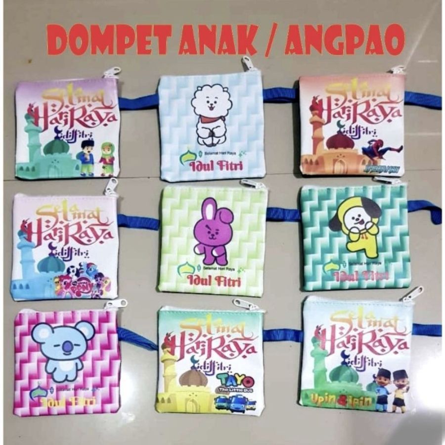 

Dompet Lebaran kancing besar panjang / amplop / angpao Fitrah THR Idul Fitri