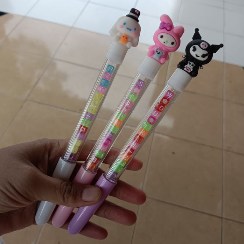 

Pulpen Manik Huruf Sanrio