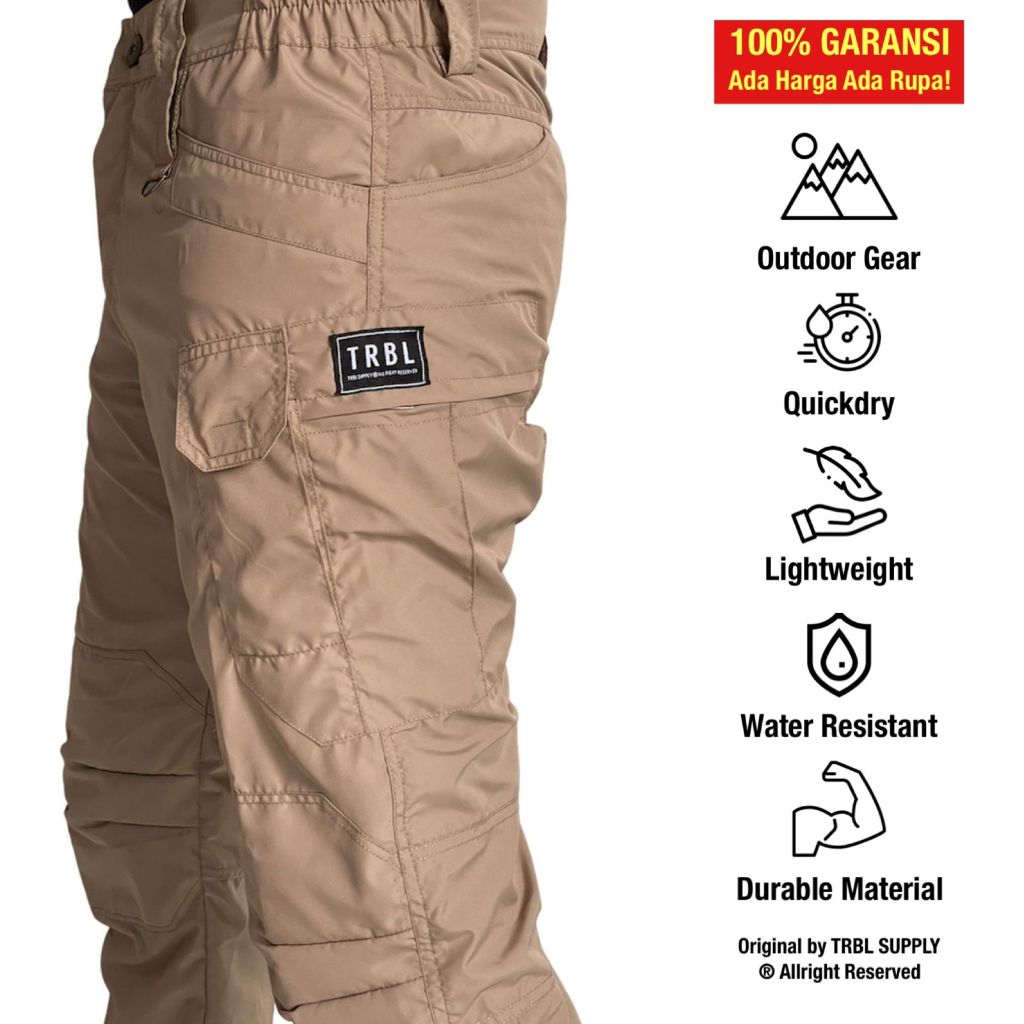 Celana PDL Cargo Lapangan- Celana Tactical Wanita-Cargo Pants Cewe Water Resistant