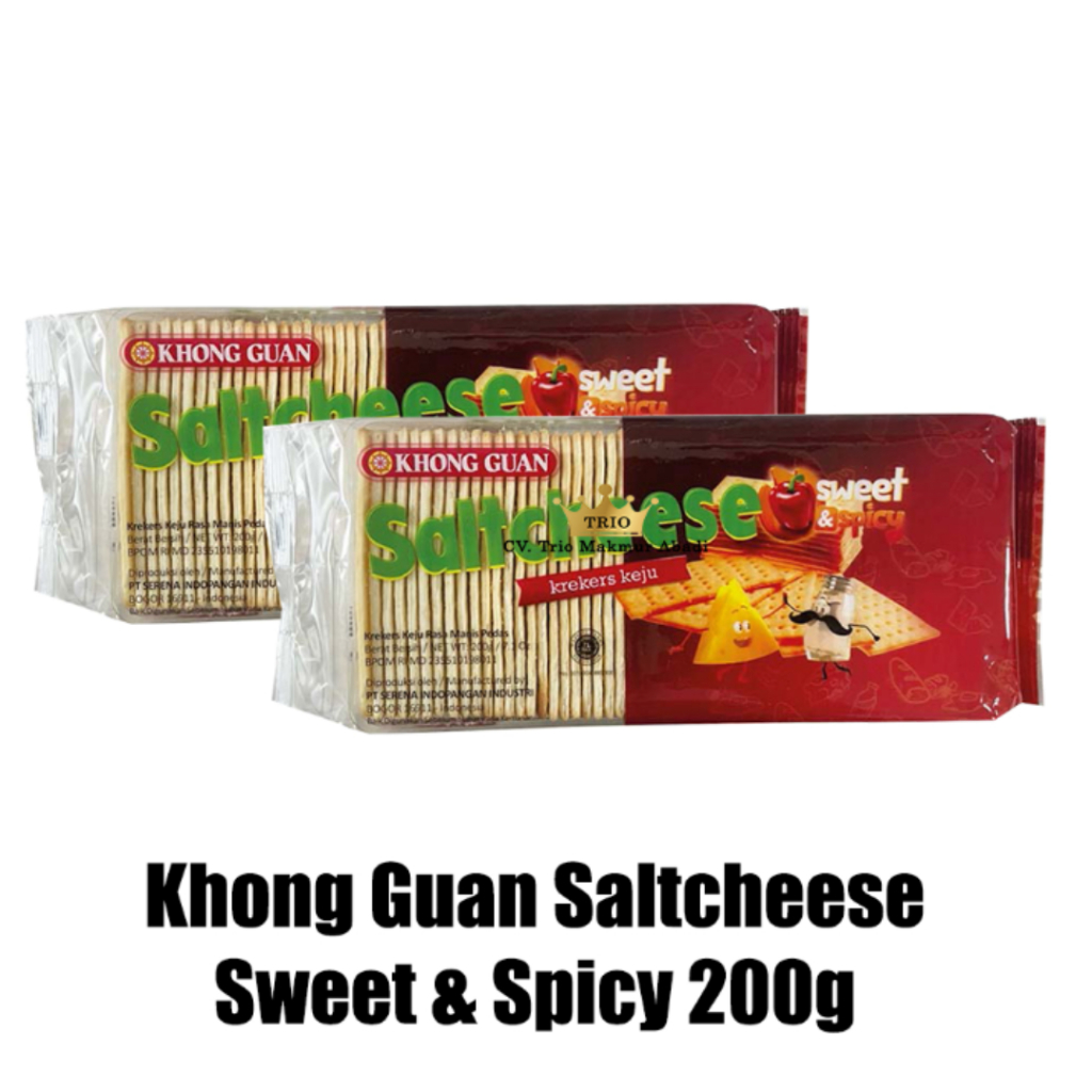 

Khong Guan Saltcheese Crackers Sweet & Spicy