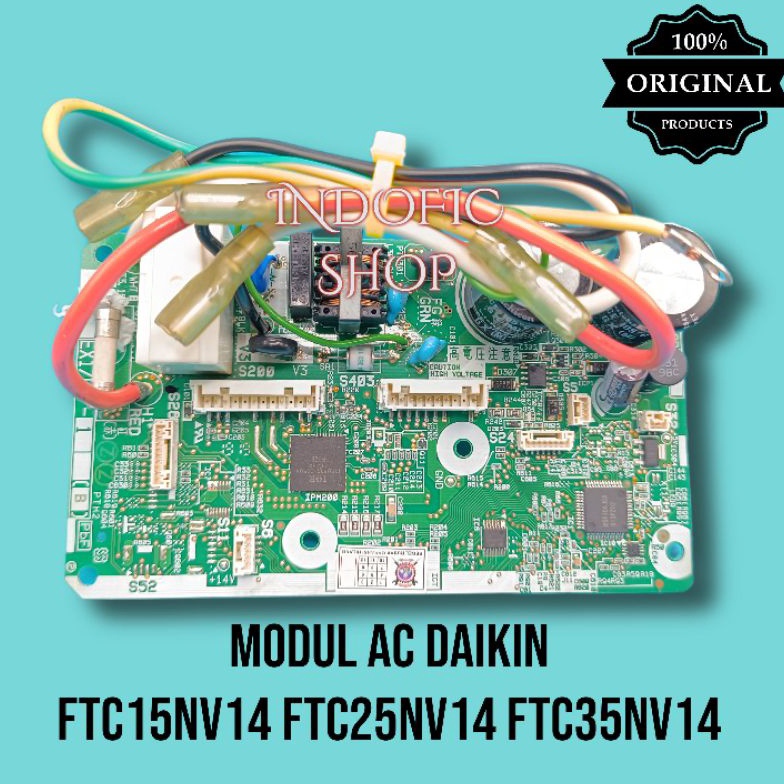 MODUL PCB AC DAIKIN ORIGINAL FTC15NV14 FTC25NV14 FTC35NV14 PCB AC DAIKIN FTC R32 p A7P6