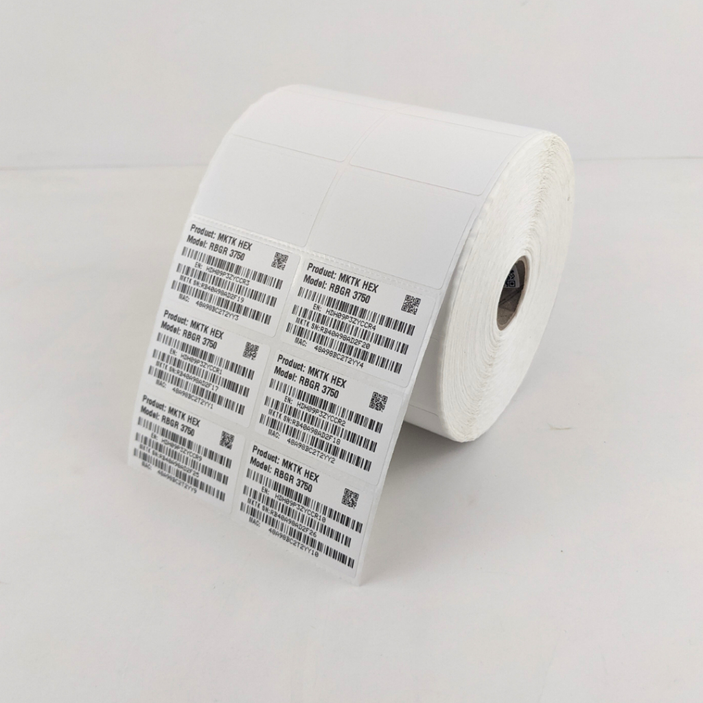 

Label Stiker Kertas Thermal 50x30 Direct Sticker Barcode Roll 2 Line 5000 pcs