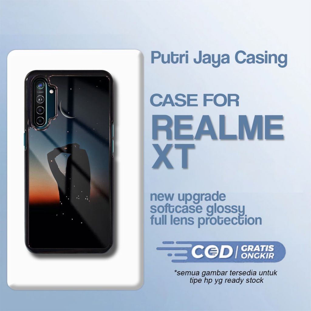 Case Realme XT Terbaru - Casing Realme XT - Motif Gril night - Hardcase Premium Glossy - Softcase Hp