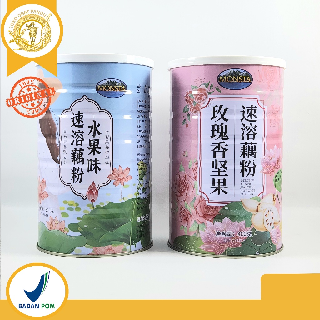 

MONSTA KALENG MINUMAN SERBUK PATI AKAR TERATAI / BUBUK TERATAI / LOTUS