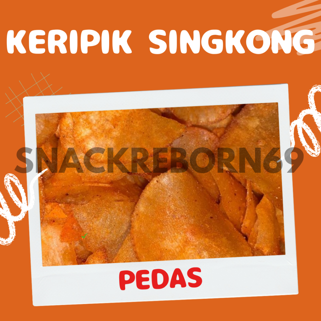 

Keripik Singkong Pedas 500 gram Termurah Terenak