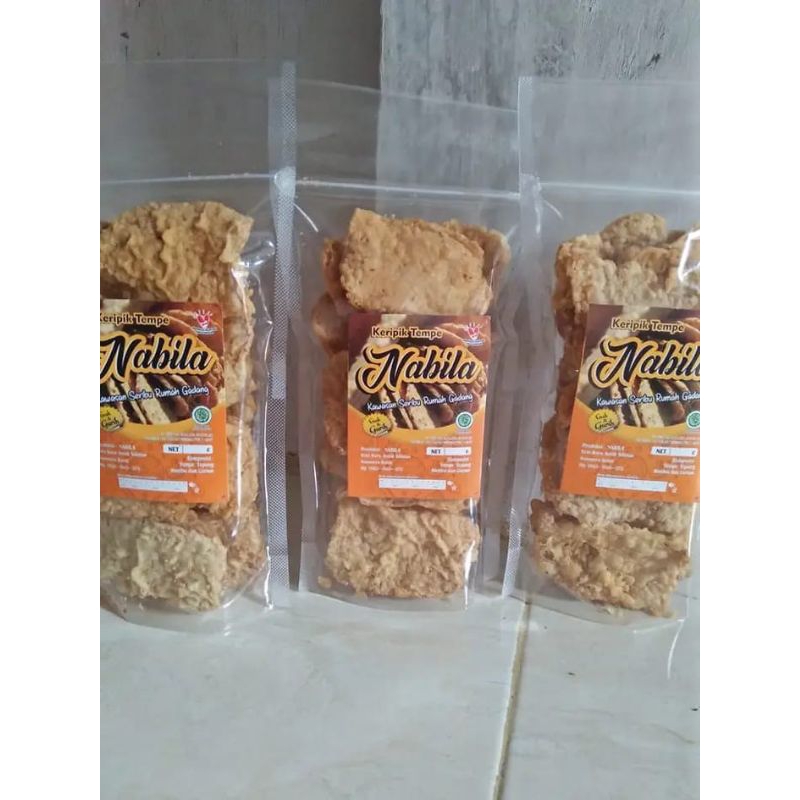 

KripikTempeKrispy100%OridanEnak,SudahMemilikiLogoHalal.