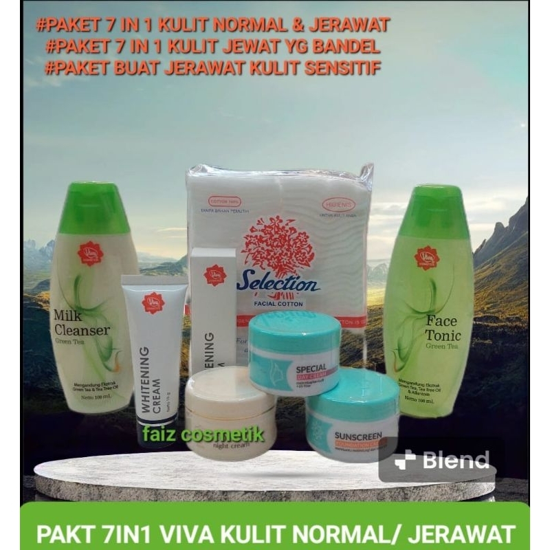 Paket Viva Buat Flek Hitam & Glowing// 7in1 paket Flek hitam viva AMAN BPOM