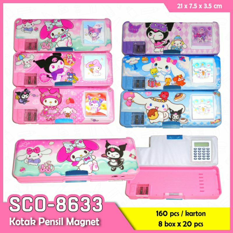 

Kotak pensil magnit kalkulator