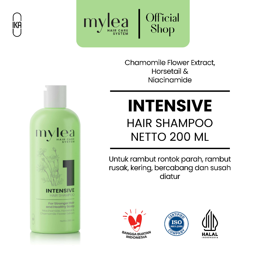 Mylea Intensive Shampoo 200ml & Hair Tonic 100ml for Excessive Hairloss & Damaged Hair