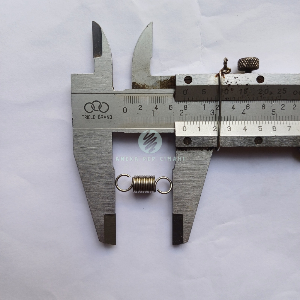 Per Spring Tarik 0,8mm Stainless Panjang Total 20mm