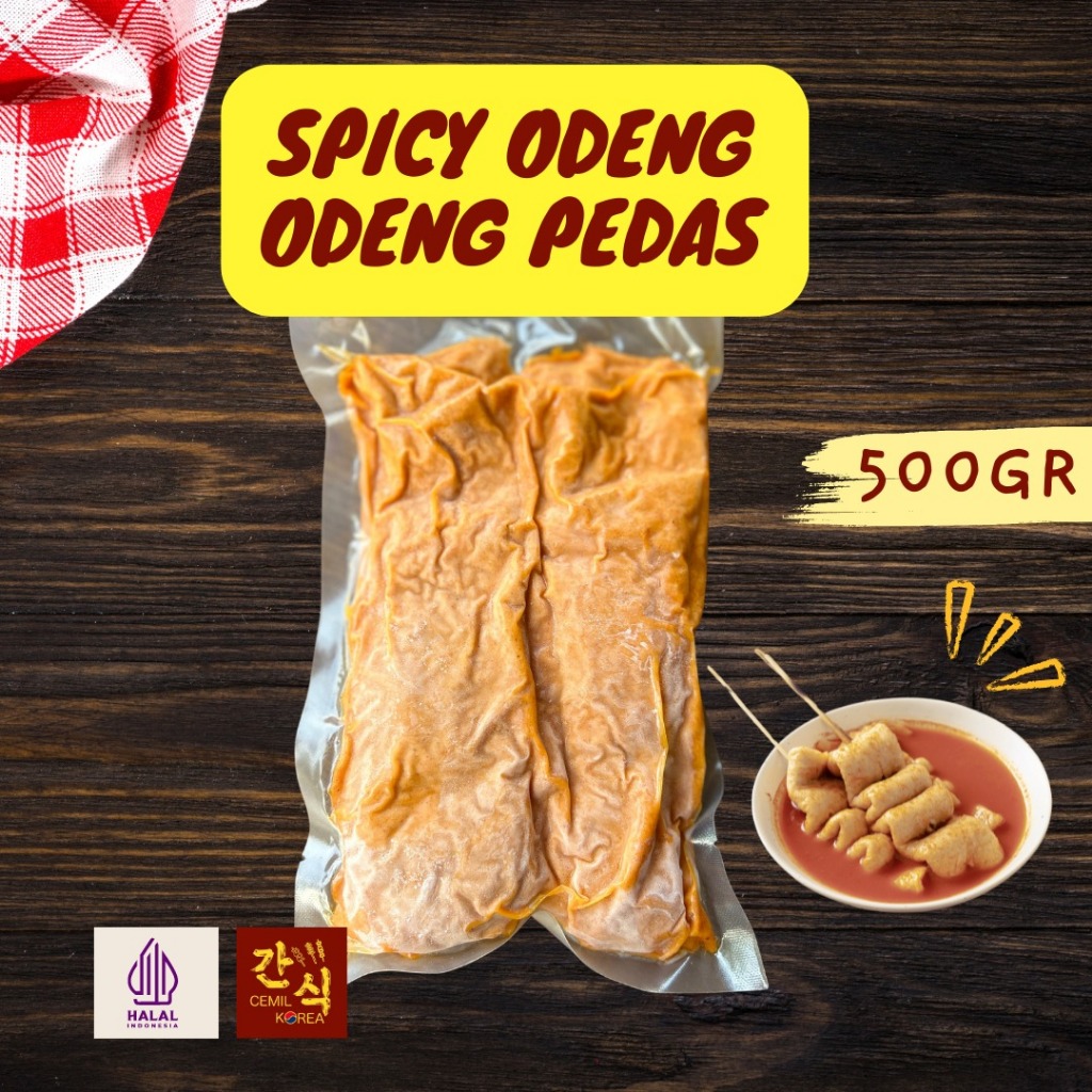 

Odeng / fishcake Spicy ukuran 500gr