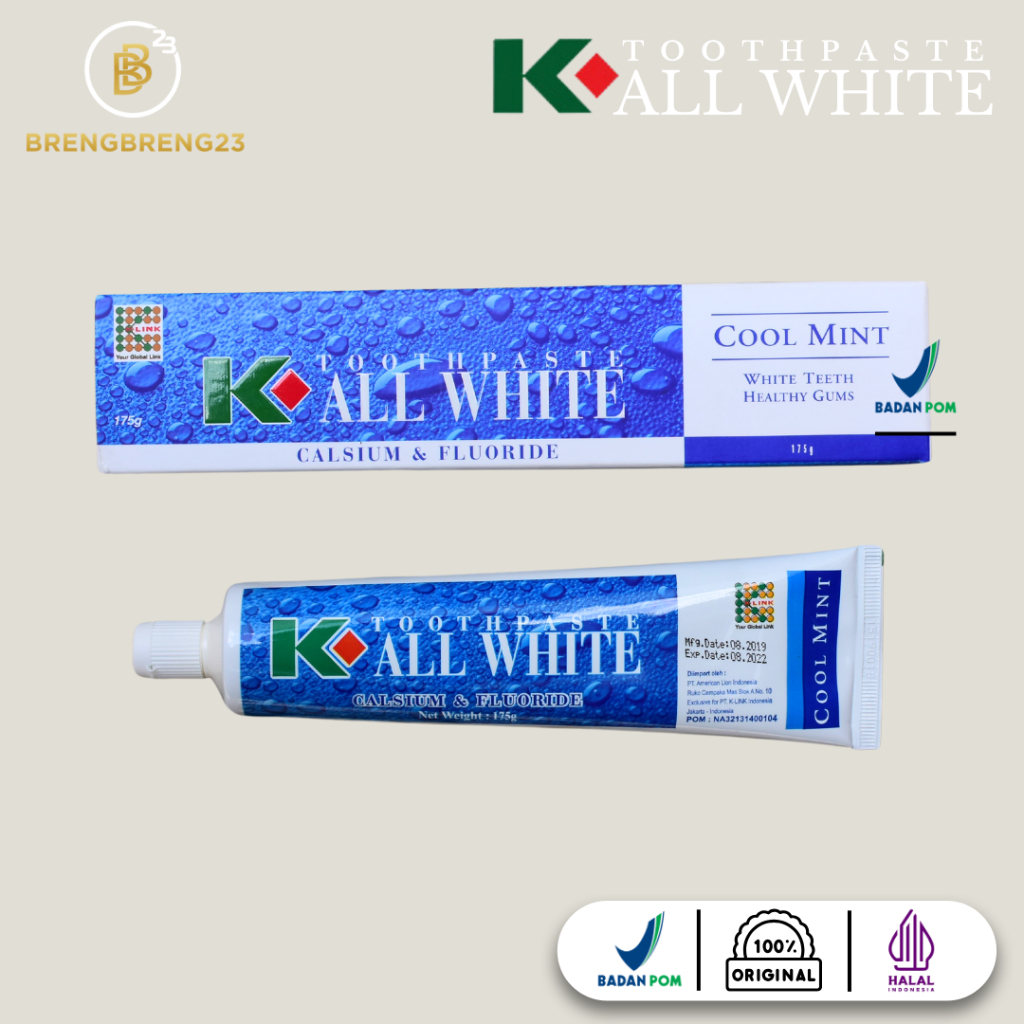 K - All White Toothpaste | Pasta Gigi K LINK All White ORIGINAL