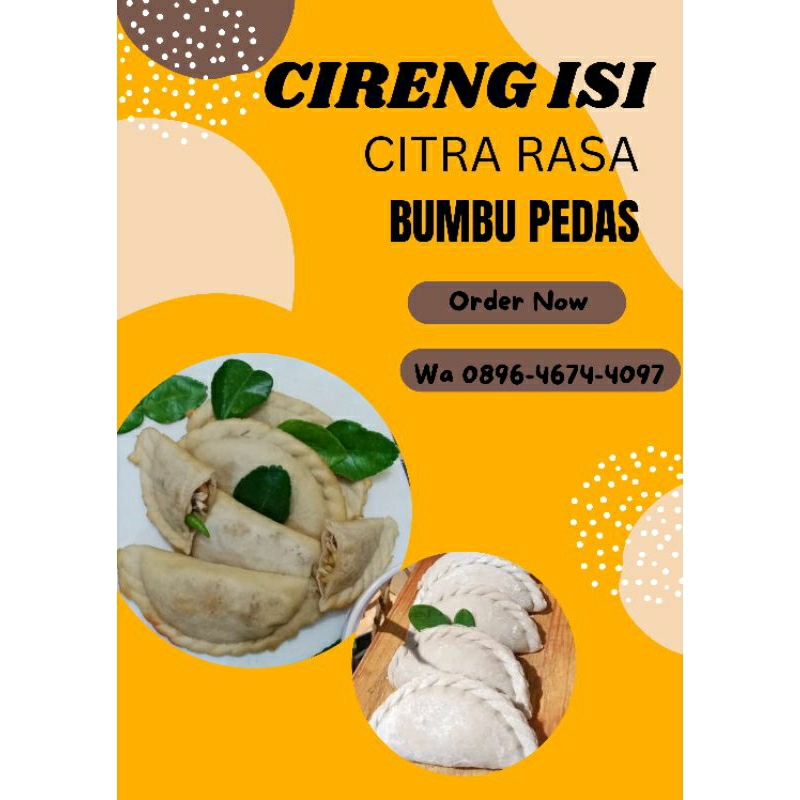 

Cireng Pastel Isi Bumbu Pedas