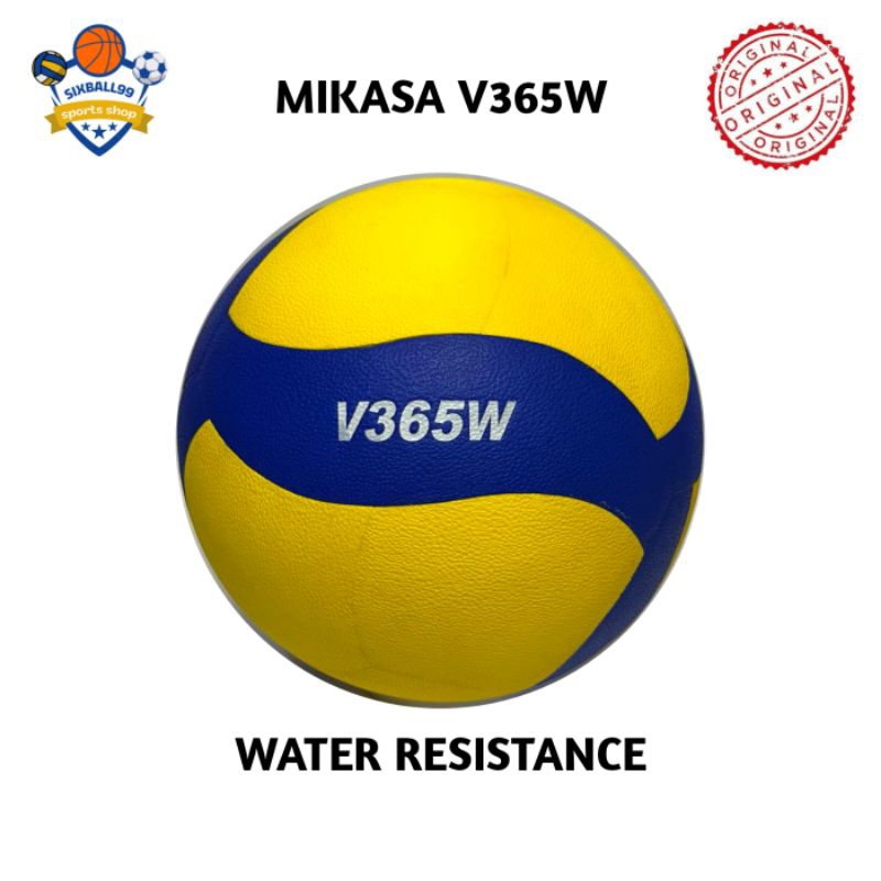 BOLA VOLI MIKASA V365W ORIGINAL KUALITAS TURNAMEN OUTDOOR INDOOR MADE IN THAILAND