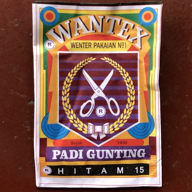 

WANTEX Padi Gunting WARNA HITAM Pewarna Pakaian Kain Jaring 1 pcs d B3I4