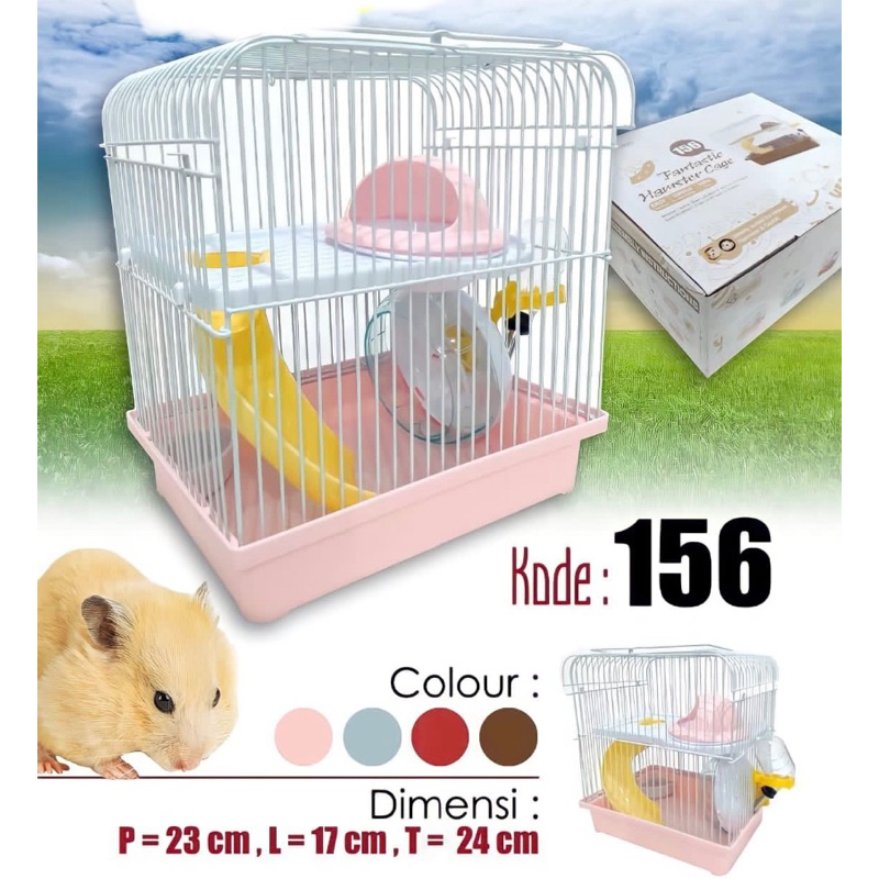 CDC PETSHOP KANDANG HAMSTER CDC PETSHOP DAYANG 156 HAMSTER CAGE