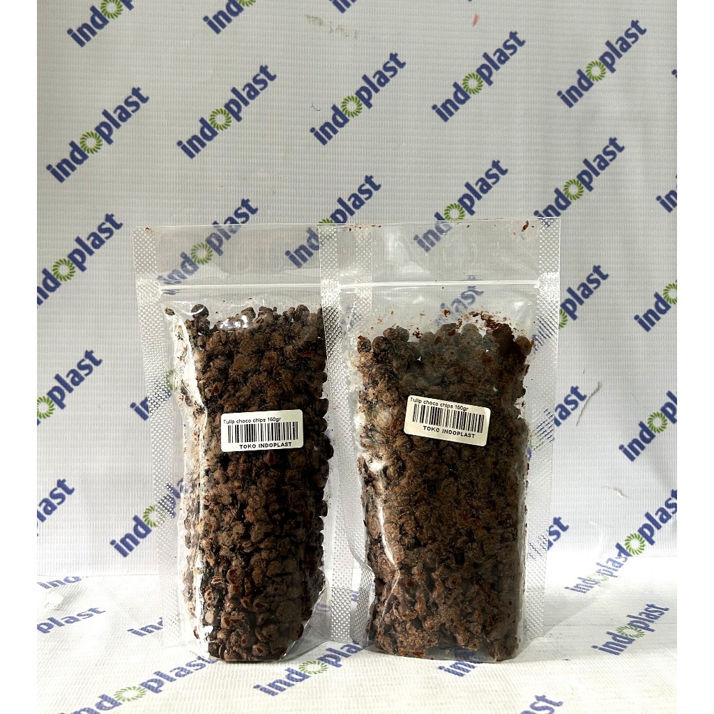 

Tulip Choco Chips Repack 250 Gram Kerucut Lancip Compound