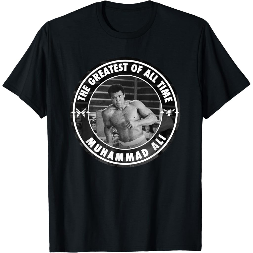 Baju Dewasa Muhammad Ali the greatest of all time T-Shirt Fashion Pakaian Atasan Kaos Laki Pria Wani