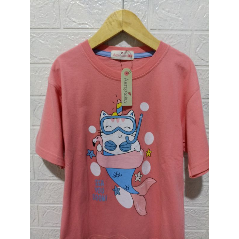 KAOS ANAK PEREMPUAN AERO GIRLS BAJU ANAK PEREMPUAN