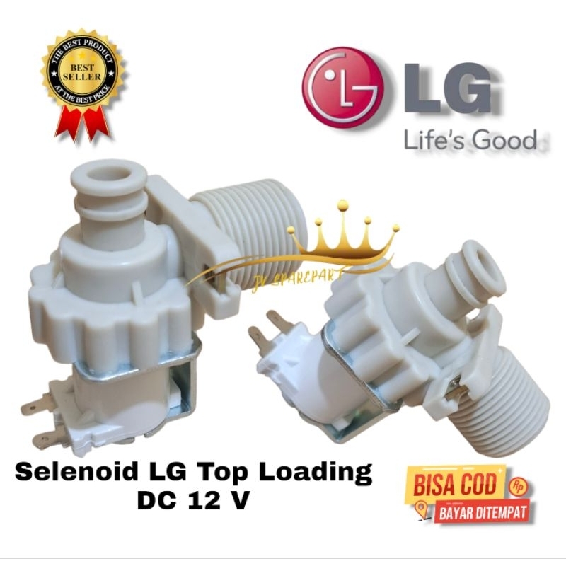 Water Inlet Selenoid Mesin Cuci LG Inverter Otomatis DC 12 VOLT