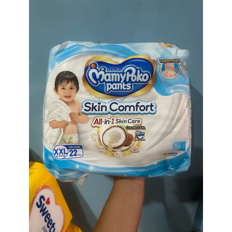 PAMPERS MAMYPOKO SKIN COMFORT COCONUT OIL XXL 22/ POPOK PAMPERS BAYI MAMYPOKO PANTS BAYI