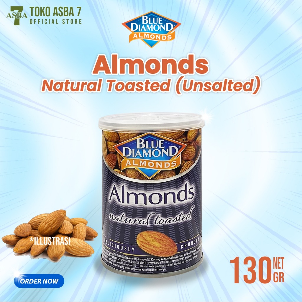 

BLUE DIAMOND NATURAL TOASTED ALMOND 130G