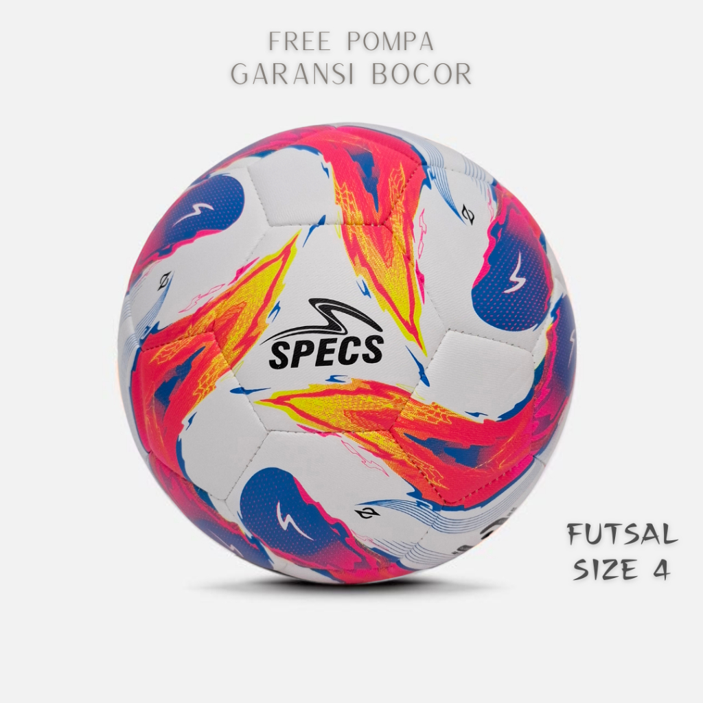 Specs Bola futsal original specs palapa illuzion size 4 bola resmi liga futsal indonesia ori no 4