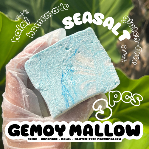 

3 Pcs GemoyMallow Seasalt Marshmallow Gemoy Halal