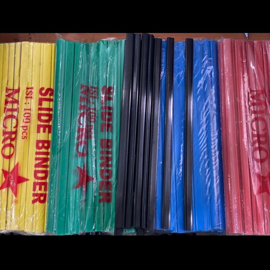 

SLIDE BINDER | TULANG JILID | TULANG KLIPING - 100 pcs