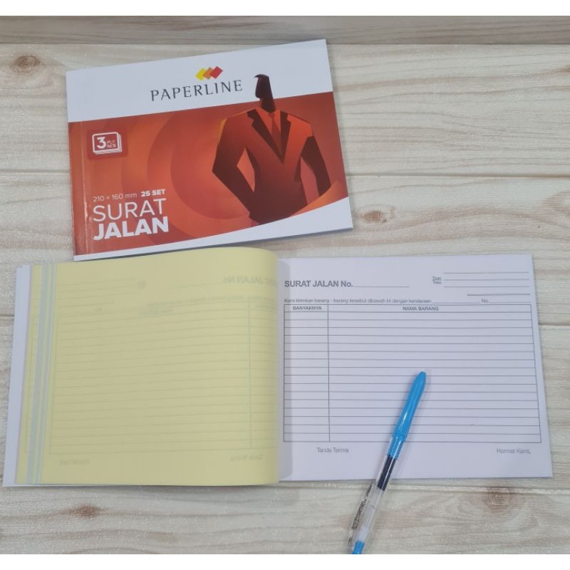 

[10 BUKU] SURAT JALAN NCR RANGKAP 3 LANDSCAPE PAPERLINE
