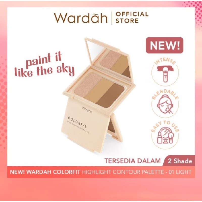 Wardah Highlight Contour Palette