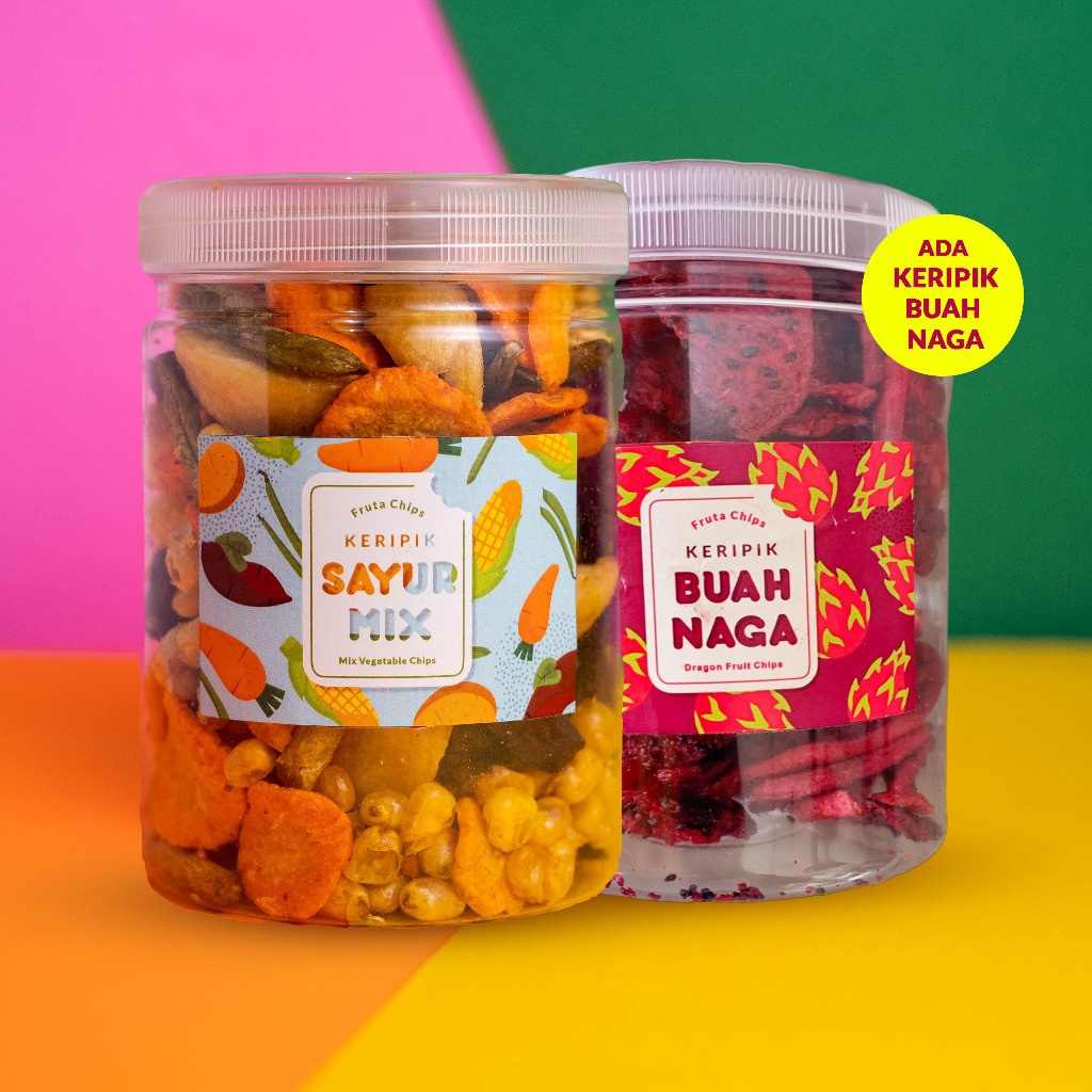 

TERBATAS APELICIOUS KERIPIK SAYUR MIX BUAH MIX TOPLES Wortel Okra Buncis Brokoli