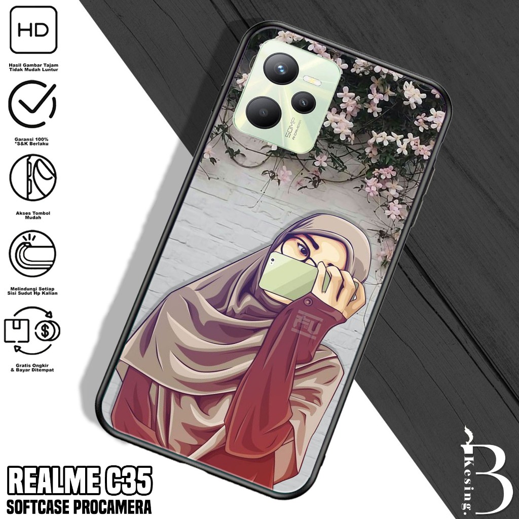 Case Realme C35 - Casing Realme C35 Motif HJB - Silikon Hp Realme C35 - Kesing Hp Realme C35 - Softc