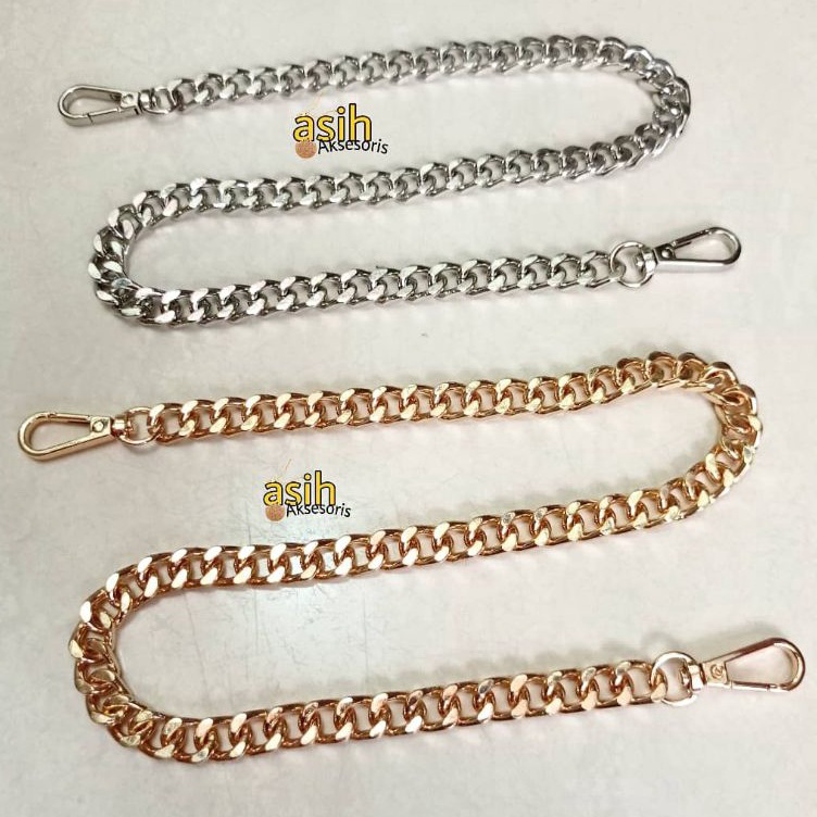 Tali tas rantai besi import 335 murah tali tas rantai cantik tali tas rantai siap pakai