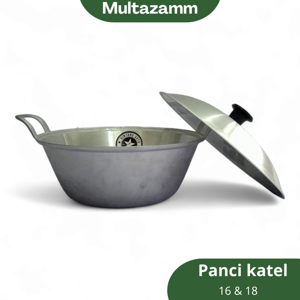Citel Panci Katel Alumunium tebal no 16 18