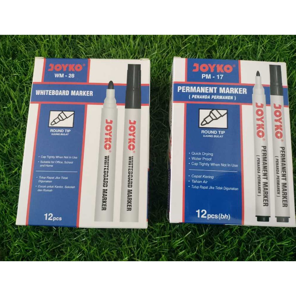 

Spidol JOYKO Whiteboard Permanent Sipdol JOYKO Original 1 Pack 12Pcs u H6K5