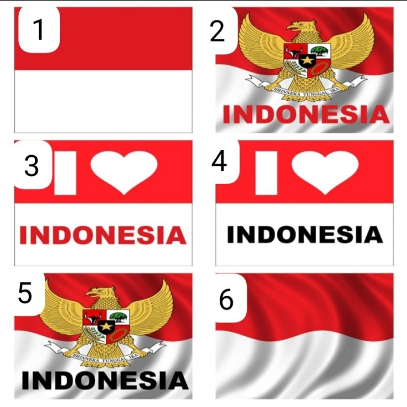 

Sticker Pipi Dirgahayu Bendera Merah Putih 3 x 4 / 17 AGUSTUS ( 16 pcs )