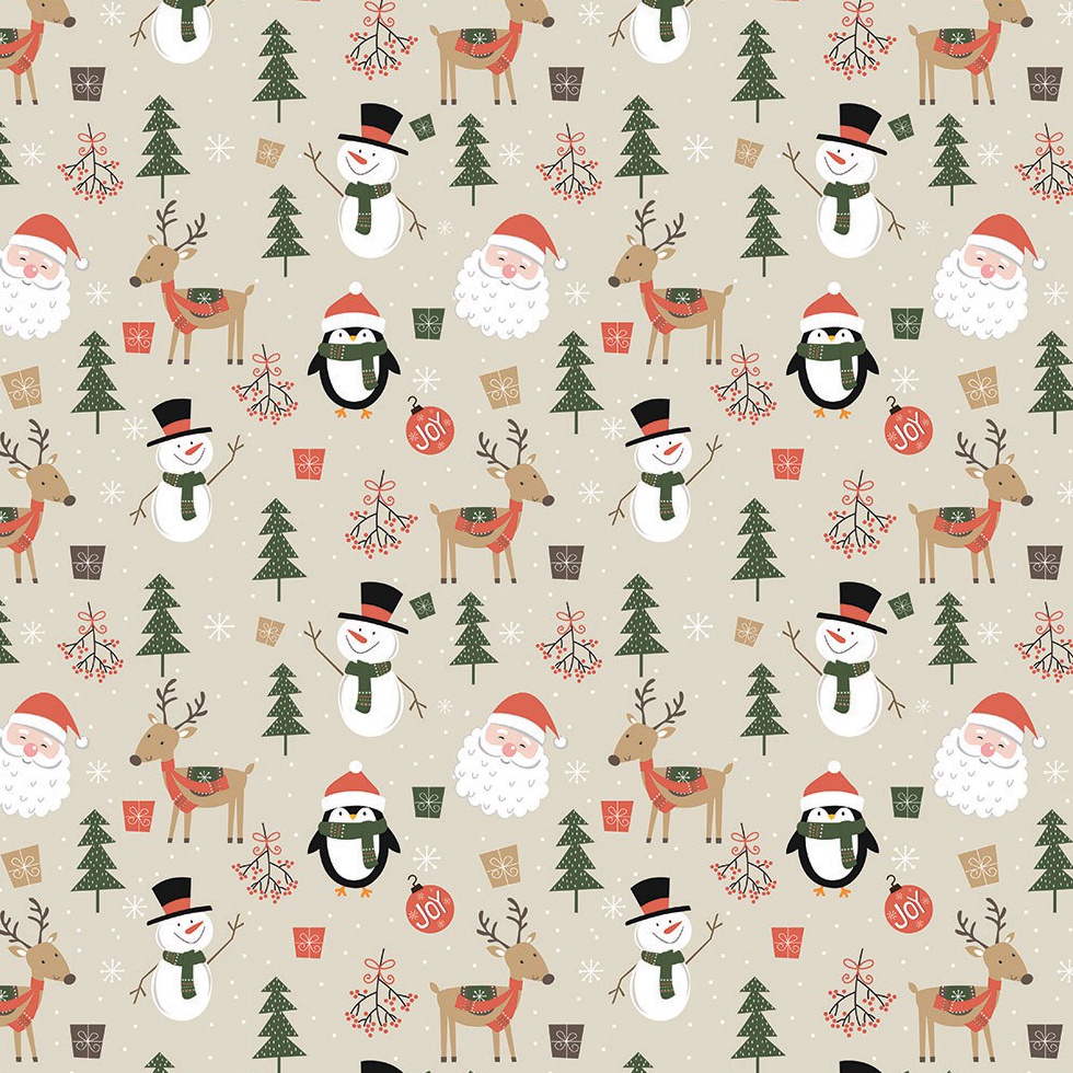 

TERBARU Kertas Kado Natal Harvest Wrapping Paper Xmas Joyland Grey