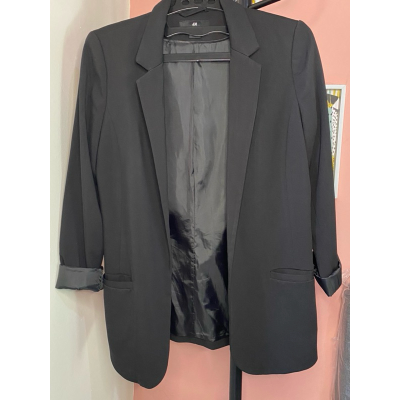 Preloved Blazer Hitam HnM H&M Wanita