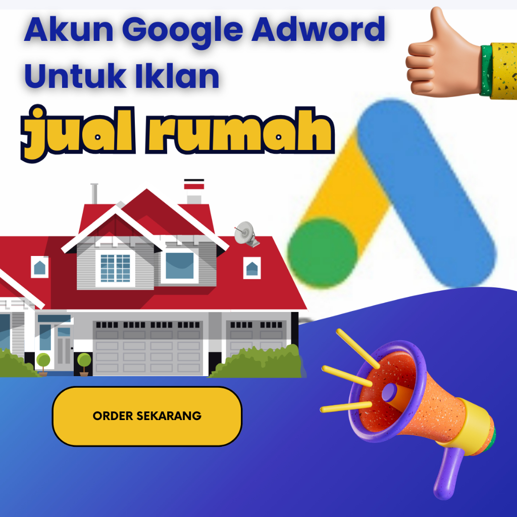 Akun Google Ads Adwords iklan Jual Rumah Aktif Siap Pakai / Jasa Iklan google