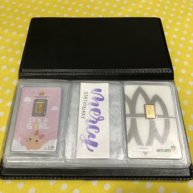 

Name Card Holder Isi 48 Slot 96 Kartu Tempat Antam Dompet LM Tempat Kartu LM Certicard Certieye l O4P2